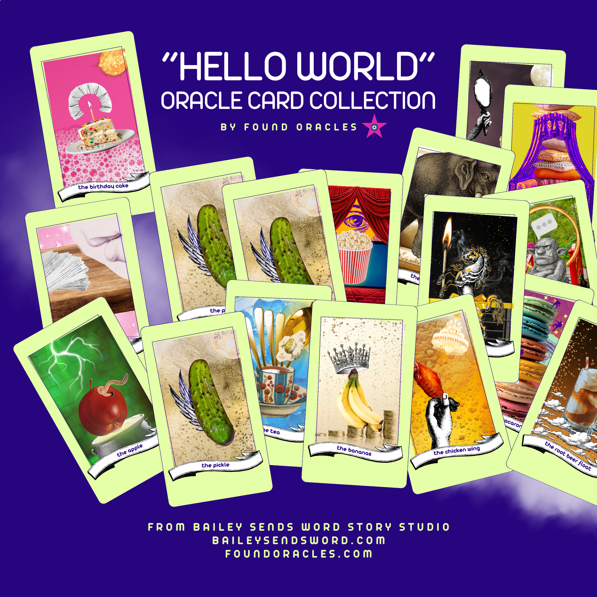 "HELLO WORLD" Oracle Card Collection