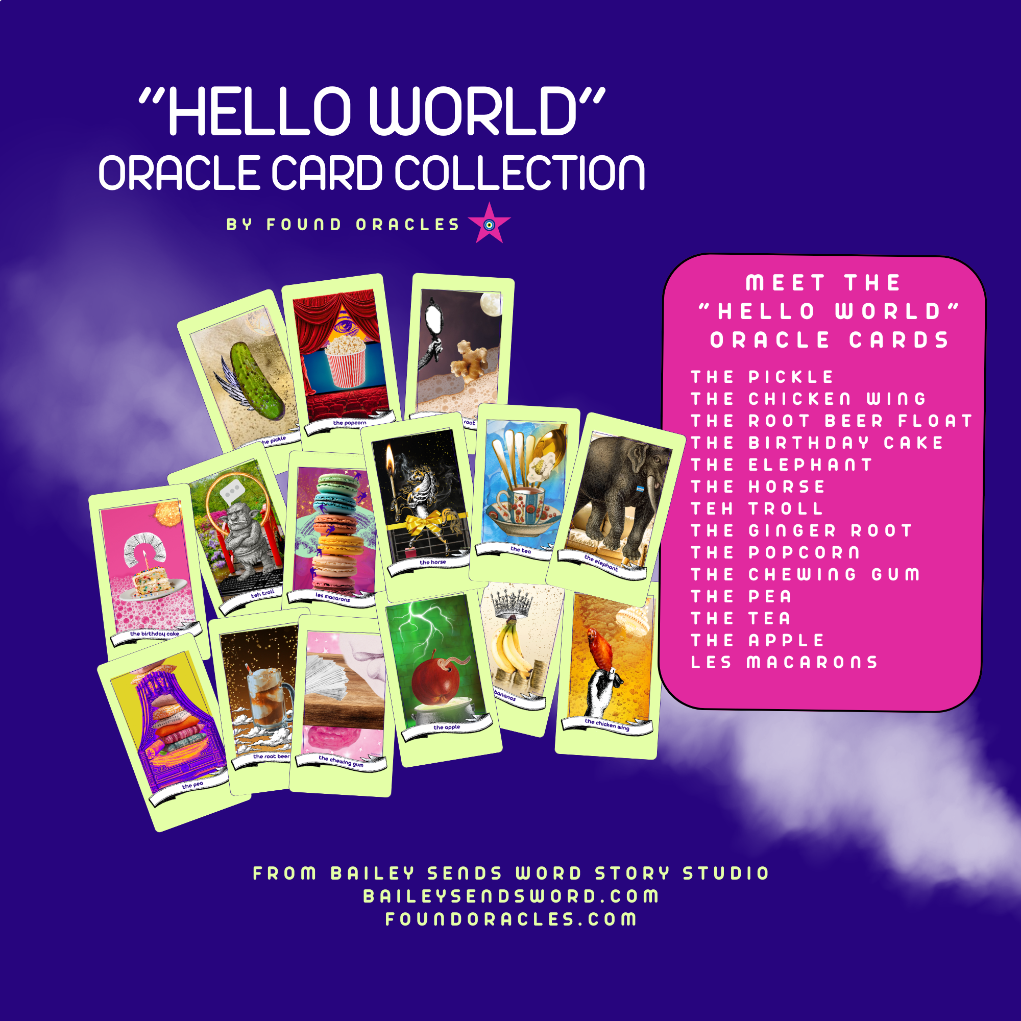 "HELLO WORLD" Oracle Card Collection