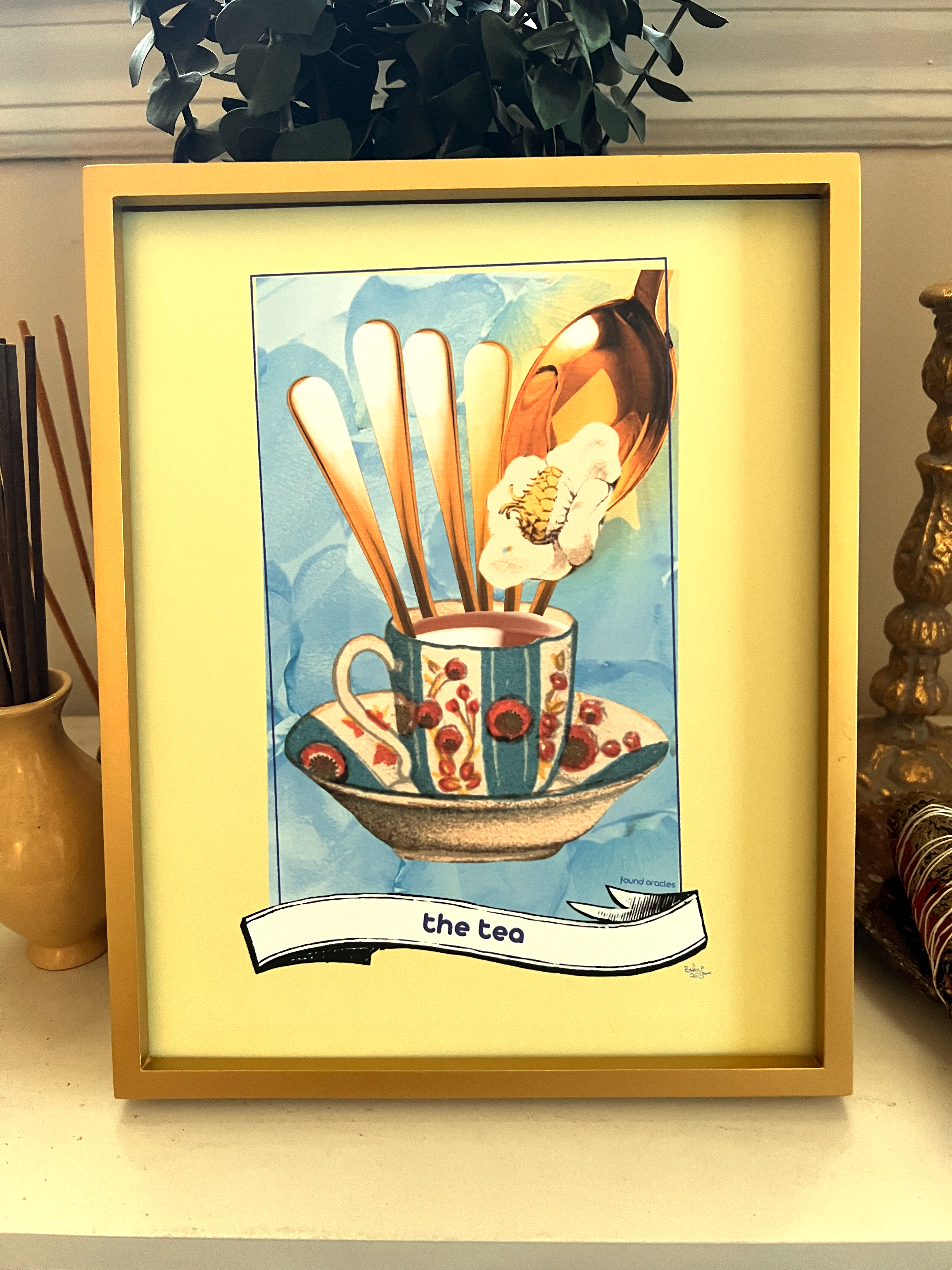 "Spill It" The Tea Oracle Art Print - Digital Download