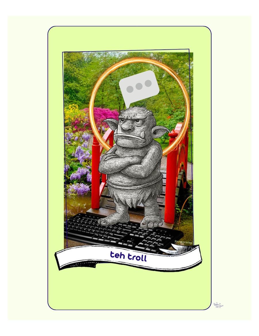 "Don't Feed the Troll" Teh Troll Oracle Art Print - Downloadable Print