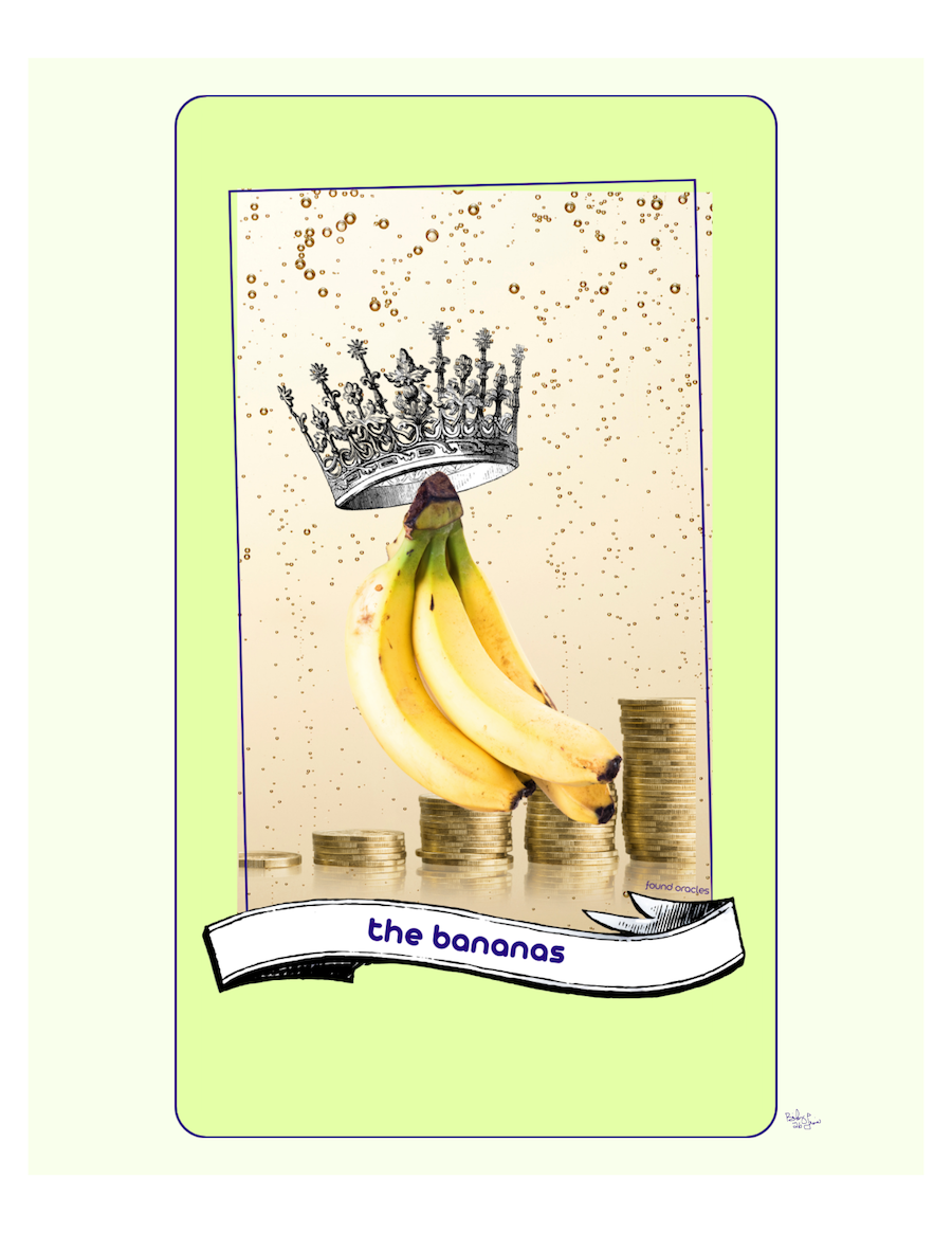 "So Damn Abundant" Bananas Oracle Art Print - Digital Download