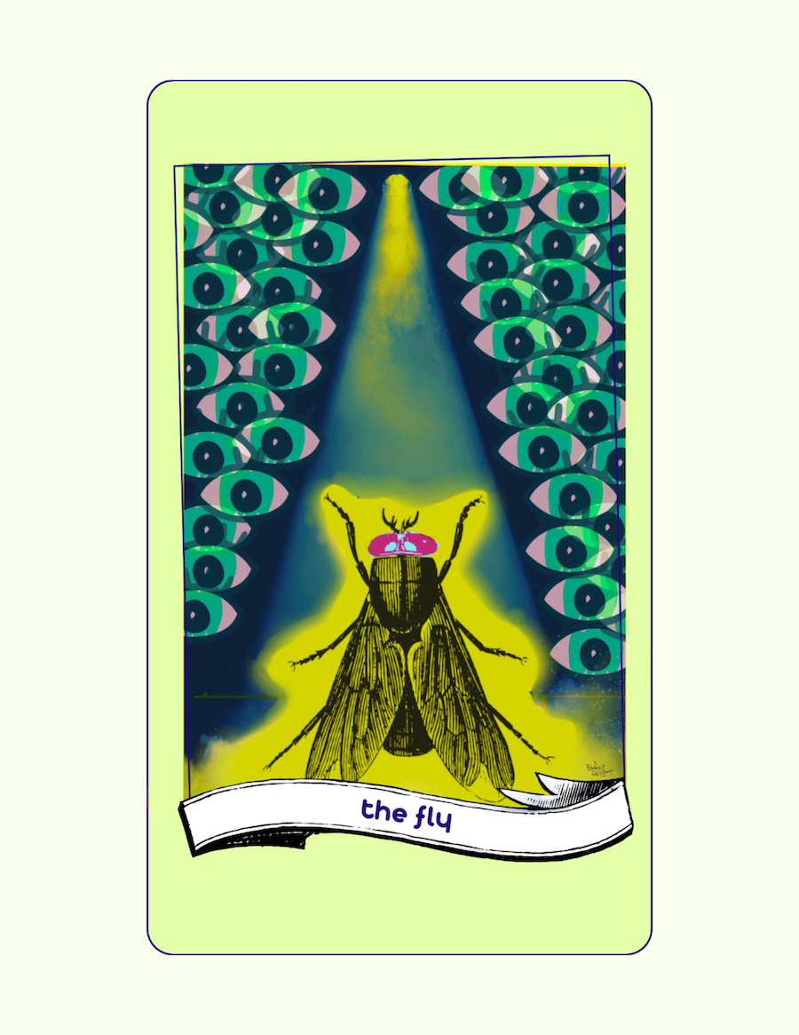 "The Fly" Oracle Card Print 8x10 - Digital Download