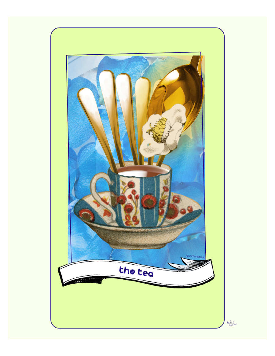 "Spill It" The Tea Oracle Art Print - Digital Download