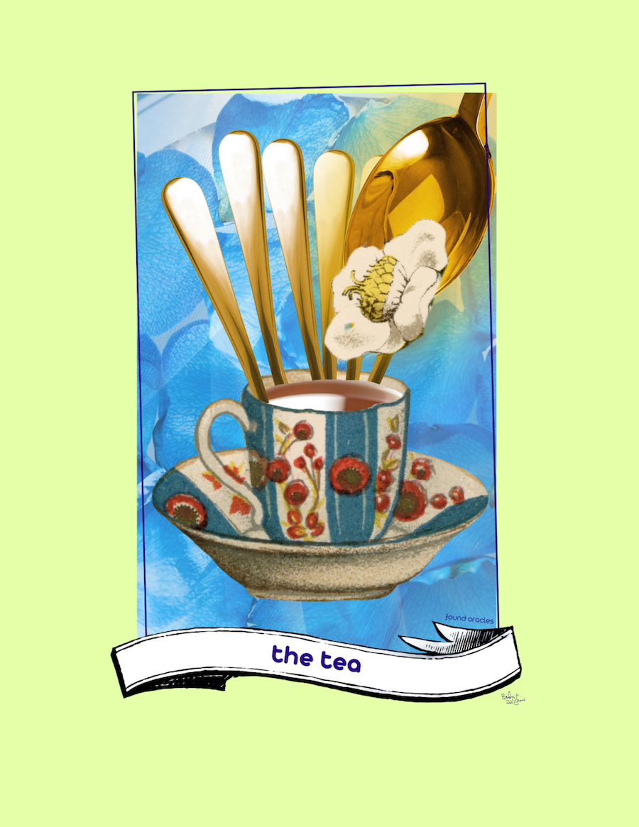 "Spill It" The Tea Oracle Art Print - Digital Download