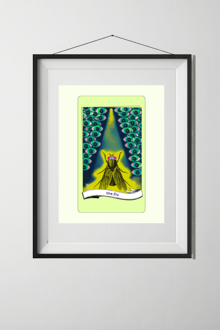 "The Fly" Oracle Card Print 8x10 - Digital Download